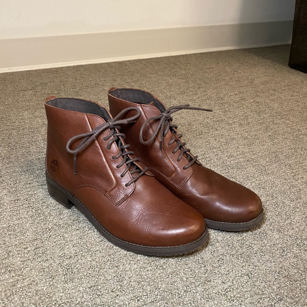 Timberland Brown Mont Chevalier Mid Lace Up Boots